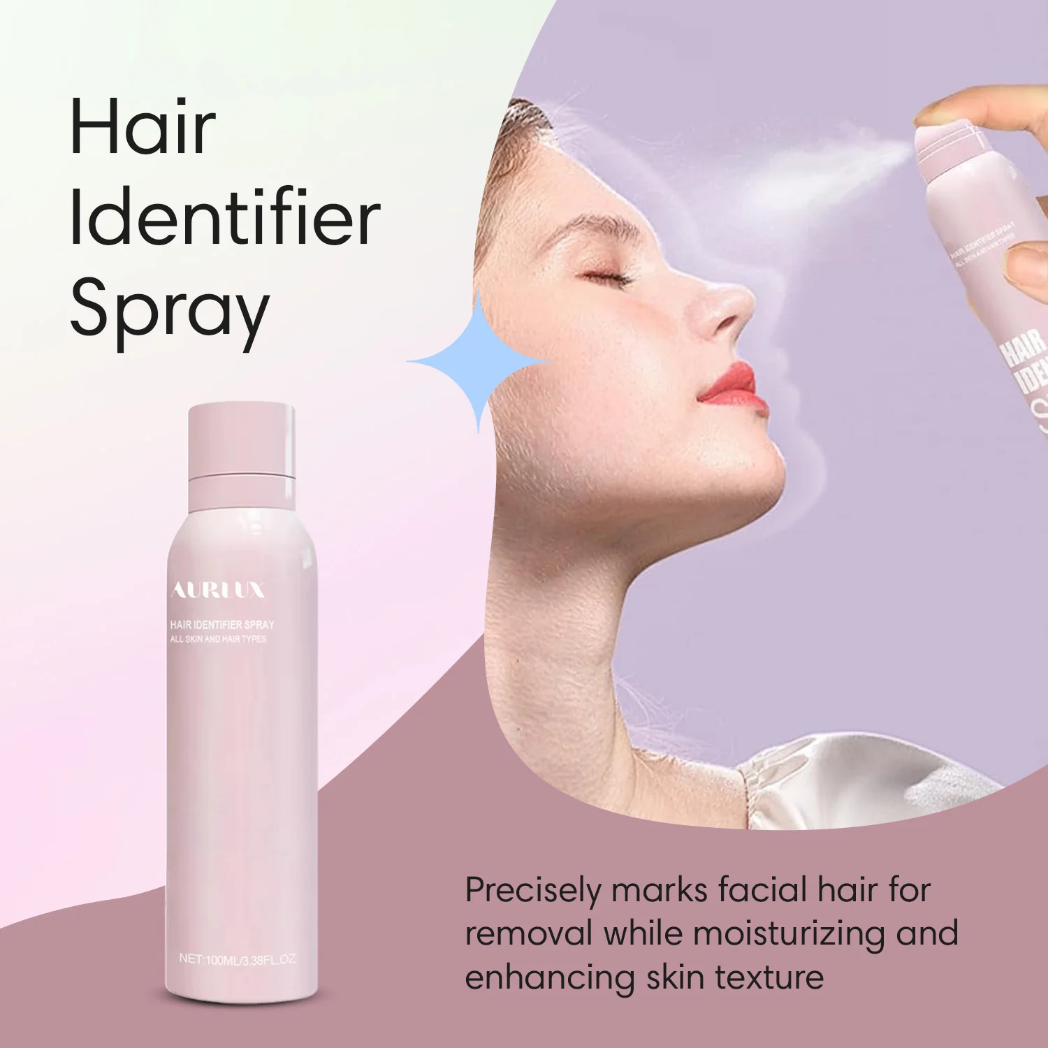Hair Identifier Spray (+4 Dermaplaning Razors) - Image 3