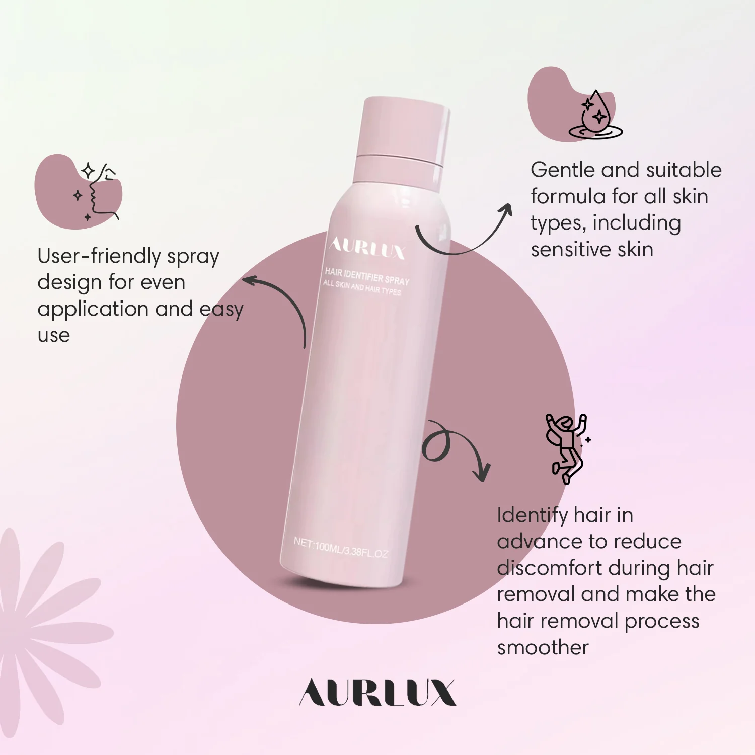 Hair Identifier Spray (+4 Dermaplaning Razors) - Image 4